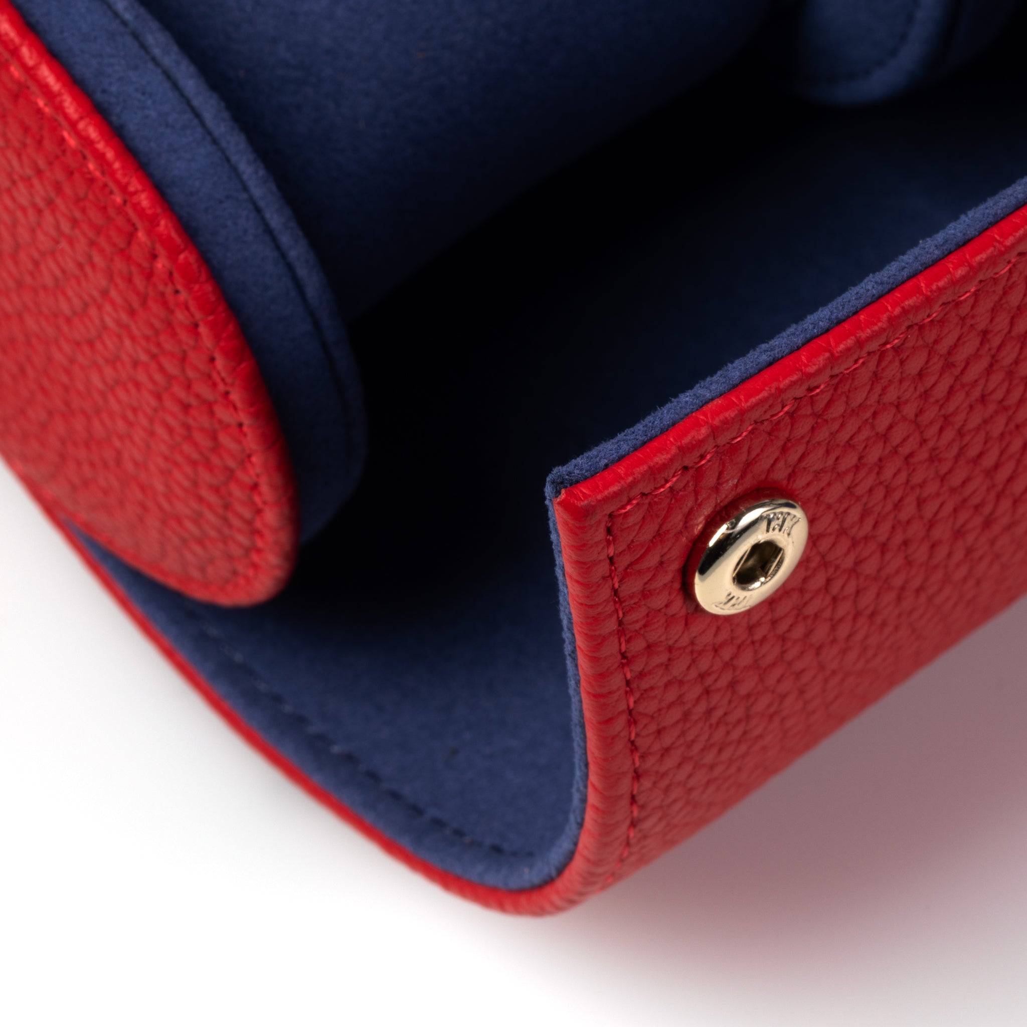 Red Leather Watch Case