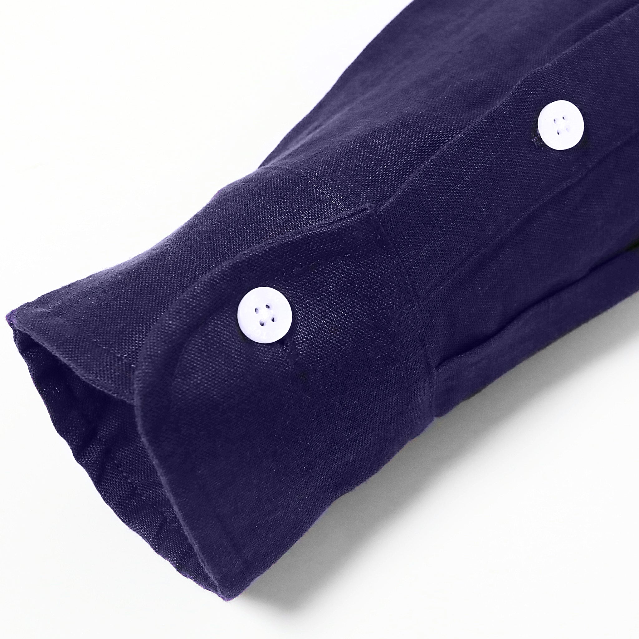 Navy Blue Linen Shirt