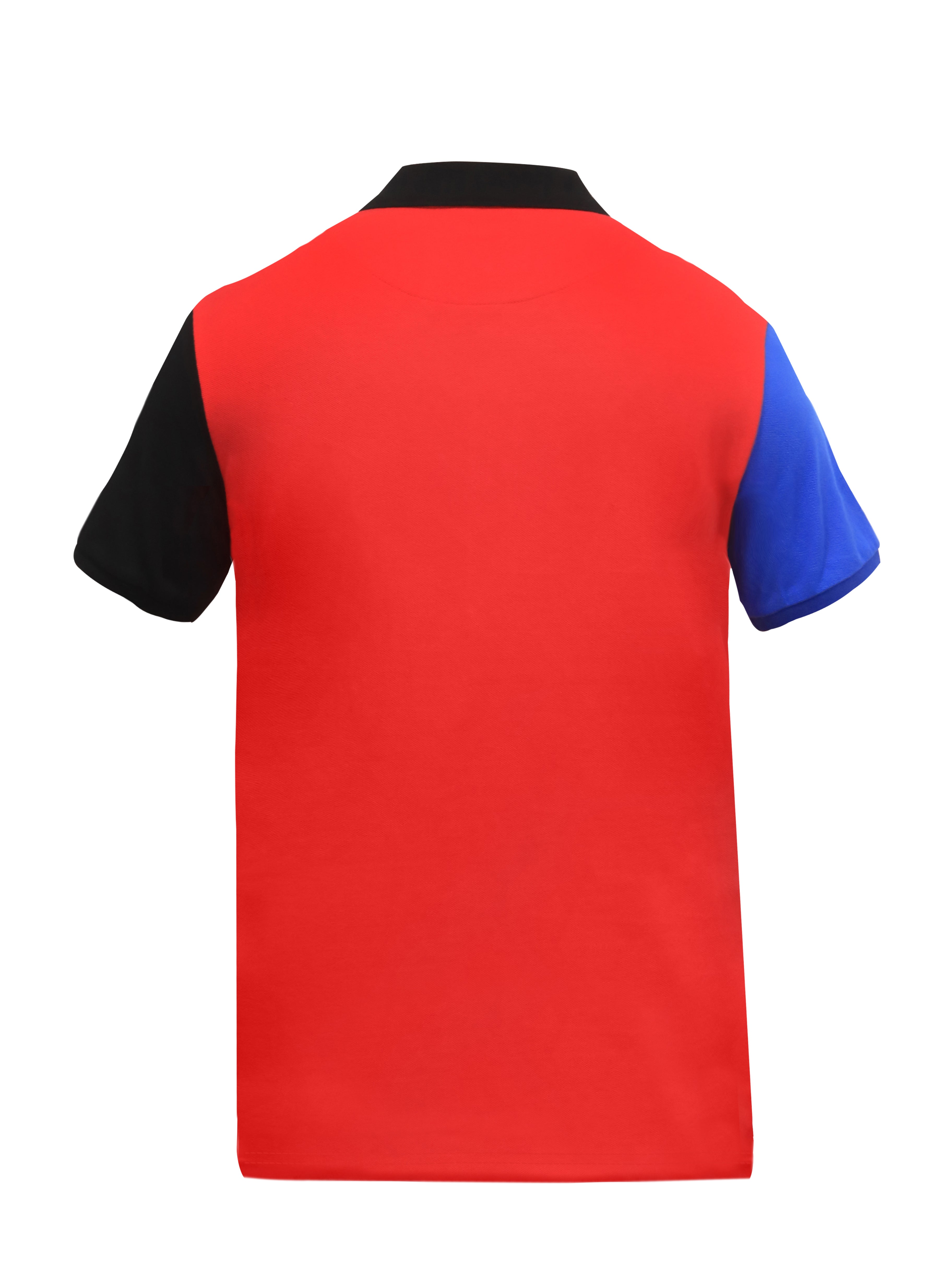 Red & White Stripe Polo